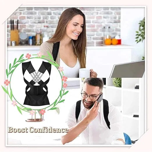 PosturePro™ Back & Shoulder Corrector | Instant Posture Support & Pain Relief