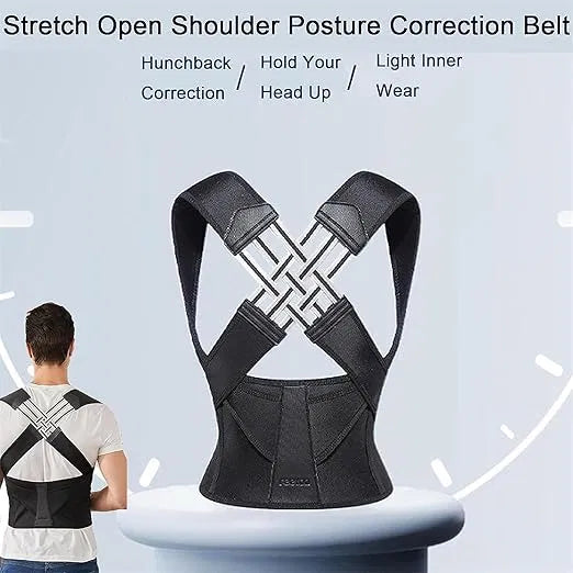 PosturePro™ Back & Shoulder Corrector | Instant Posture Support & Pain Relief